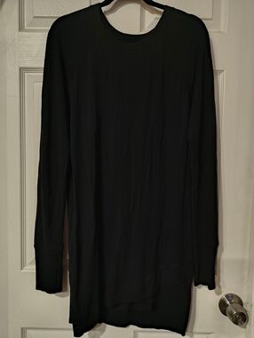 Athleta Sz SP Women's Black Long Sleeve Dress
